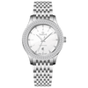 Crystalline - Silver - White Dial