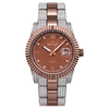 Montclair Silver - Rose Gold Brown White
