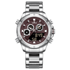 Crusader Legacy - DARK BROWN DIAL - SILVER CASE