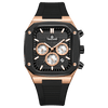 Phoenix Tempest - BLACK DIAL - ROSEGOLD + BLACK CASE