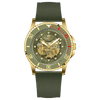 Monarch Prestige - GOLD CASE	-  GREEN  DIAL
