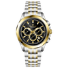 Chronograph Daystride - GOLD TWOTONE COLOR CASE - BLACK DIAL