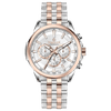 Chronograph Delta Verve - ROSE TWOTONE CASE - WHITE DIAL