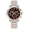 Chronograph Delta Verve - ROSE TWOTONE CASE - COFFEE DIAL