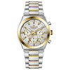 Timeshift Chrono - GOLD TWOTONE COLOR CASE - WHITE DIAL