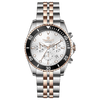 Chronograph Majestic - ROSE TWOTONE CASE - WHITE DIAL