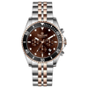Chronograph Majestic - ROSE TWOTONE CASE - COFFEE DIAL