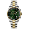 Chronograph Wildfire - GOLD TWOTONE COLOR CASE - GREEN DIAL