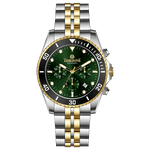 A TIMEZONE branded watch with a stainless steel band and a green dial featuring black accents and gold accents. The watch has a chronograph function and a date display. A branded Timezone Watches stainless steel watch with a silver dial, rose gold hands and a date display. Discover timezone watches: elegant branded wrist watch for men in pakistan.
