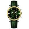 Vaur Revolution - GOLD TWOTONE COLOR CASE - GREEN DIAL