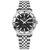 Horizon Silver - Silver - Black Dial