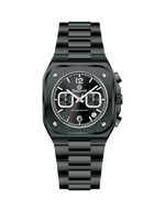 Black watch with digital display on a white background - branded wrist watch for men in pakistan
