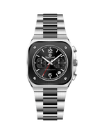 Silver watch with black face on a white background - branded wrist watch for men in pakistan