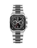 Silver watch with black face on a white background - branded wrist watch for men in pakistan
