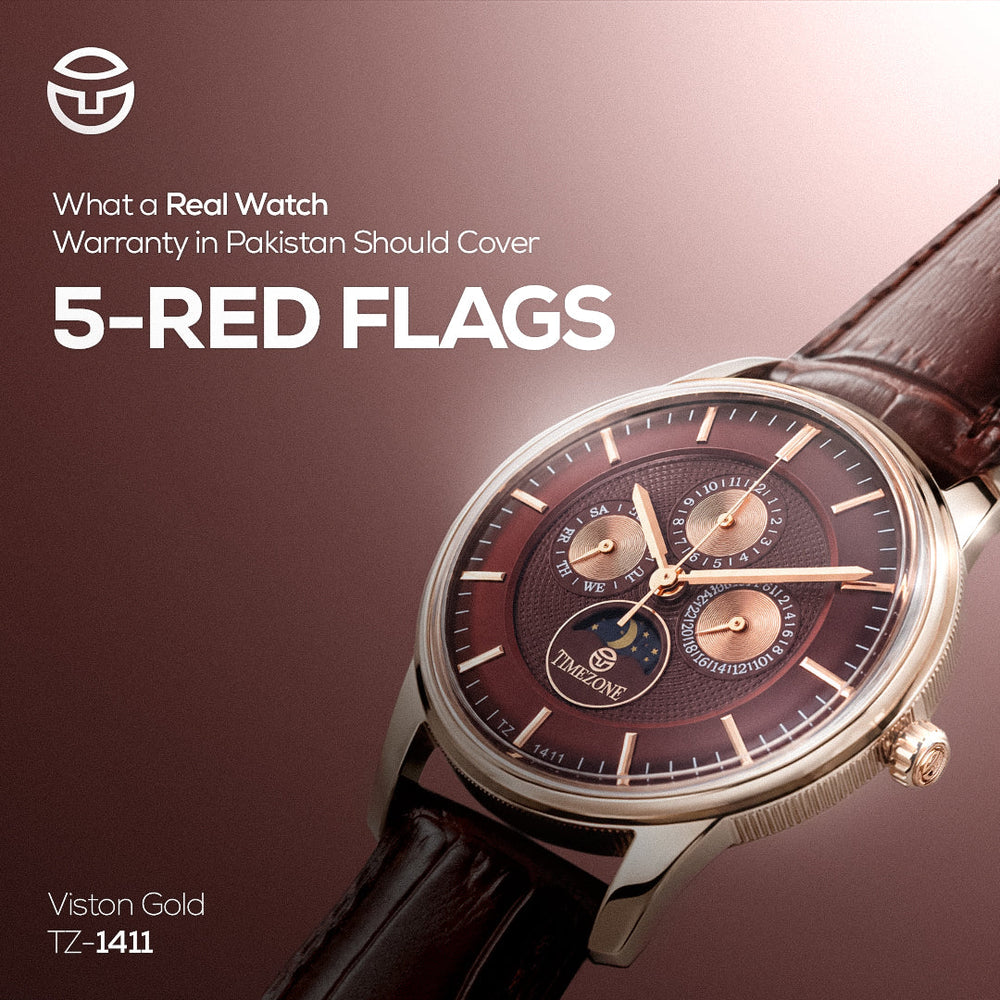 What a Real Watch Warranty in Pakistan Should Cover - 5 Red Flags