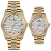 Hallmark Gold - Silver Red Stone