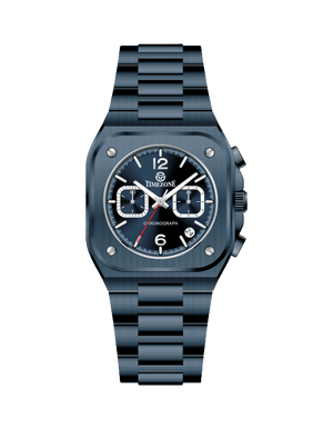 Blue watch with a black face on a white background - branded wrist watch for men in pakistan