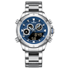 Crusader Legacy - BLUE DIAL - SILVER CASE