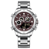 Crusader Legacy - DARK BROWN DIAL - SILVER CASE