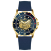 Monarch Prestige - GOLD CASE	-  BLUE  DIAL