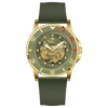 Monarch Prestige - GOLD CASE	-  GREEN  DIAL