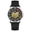 Monarch Luxe - SILVER CASE	 -  BLACK DIAL