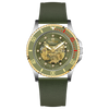 Monarch Chrono - GOLDEN TWOTONE CASE	-  GREEN  DIAL