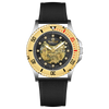 Monarch Chrono - GOLD TWOTONE CASE -  BLACK DIAL GOLDEN BEZEL