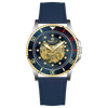 Monarch Chrono - GOLDEN TWOTONE CASE	-  BLUE  DIAL