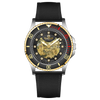 Monarch Chrono - GOLD TWOTONE CASE -  BLACK DIAL BLACK BEZEL