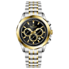Chronograph Daystride - GOLD TWOTONE COLOR CASE - BLACK DIAL
