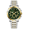 Chronograph Daystride - GOLD TWOTONE COLOR CASE - GREEN DIAL