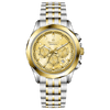 Chronograph Daystride - GOLD TWOTONE COLOR CASE - GOLD DIAL