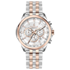 Chronograph Delta Verve - ROSE TWOTONE CASE - WHITE DIAL