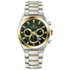 Timeshift Chrono - GOLD TWOTONE COLOR CASE - GREEN DIAL