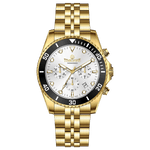 A gold-toned stainless steel Timezone watch with a chronograph function, a stainless steel band. A branded Timezone Watches stainless steel watch with a silver dial, rose gold hands and a date display. Discover timezone watches: elegant branded wrist watch for men in pakistan.