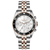 Chronograph Majestic - ROSE TWOTONE CASE - WHITE DIAL