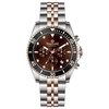 Chronograph Majestic - ROSE TWOTONE CASE - COFFEE DIAL