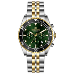 A TIMEZONE branded watch with a stainless steel band and a green dial featuring black accents and gold accents. The watch has a chronograph function and a date display. A branded Timezone Watches stainless steel watch with a silver dial, rose gold hands and a date display. Discover timezone watches: elegant branded wrist watch for men in pakistan.