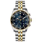 A TIMEZONE branded watch with a stainless steel band and a blue dial featuring black accents and gold accents. The watch has a chronograph function and a date display. A branded Timezone Watches stainless steel watch with a silver dial, rose gold hands and a date display. Discover timezone watches: elegant branded wrist watch for men in pakistan.