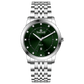 Branded wrist watch for men in pakistan. A silver-colored Evertime watch with a stainless steel band and a crystal mineral glass dial cover.