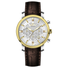 Vaur Revolution - GOLD TWOTONE COLOR CASE - WHITE DIAL