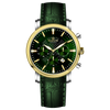 Vaur Revolution - GOLD TWOTONE COLOR CASE - GREEN DIAL