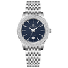 Crystalline - Silver - Blue Dial