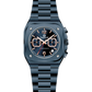 Blue watch with a detailed face on a white background - branded wrist watch for men in pakistan 