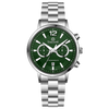 Grace Pulse - Silver - Green Dial