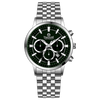 Gemini Elite - SIlver-Green Dial